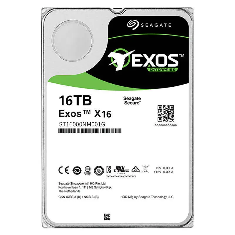 Per Sea-Gate St16000Nm001G Helium 3.5 Pollici 16T Enterprise Hard Drive Meccanico 16T Server Nas Hard Drive