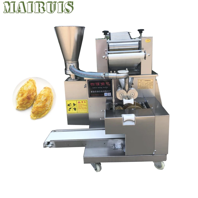 Patty Empanada Machine Ravioli Gyoza Forming Samosa Making Machine Automatic Curry Puff Folding Dumpling Maker