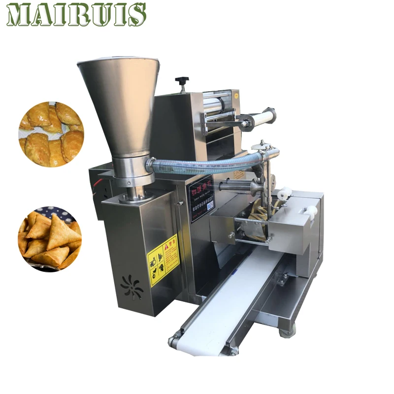 Food Shop Dumpling Maker Curry Puff Empanada Make Samosa Folding Machine Pelmeni Filling Ravioli Making Pie Machine