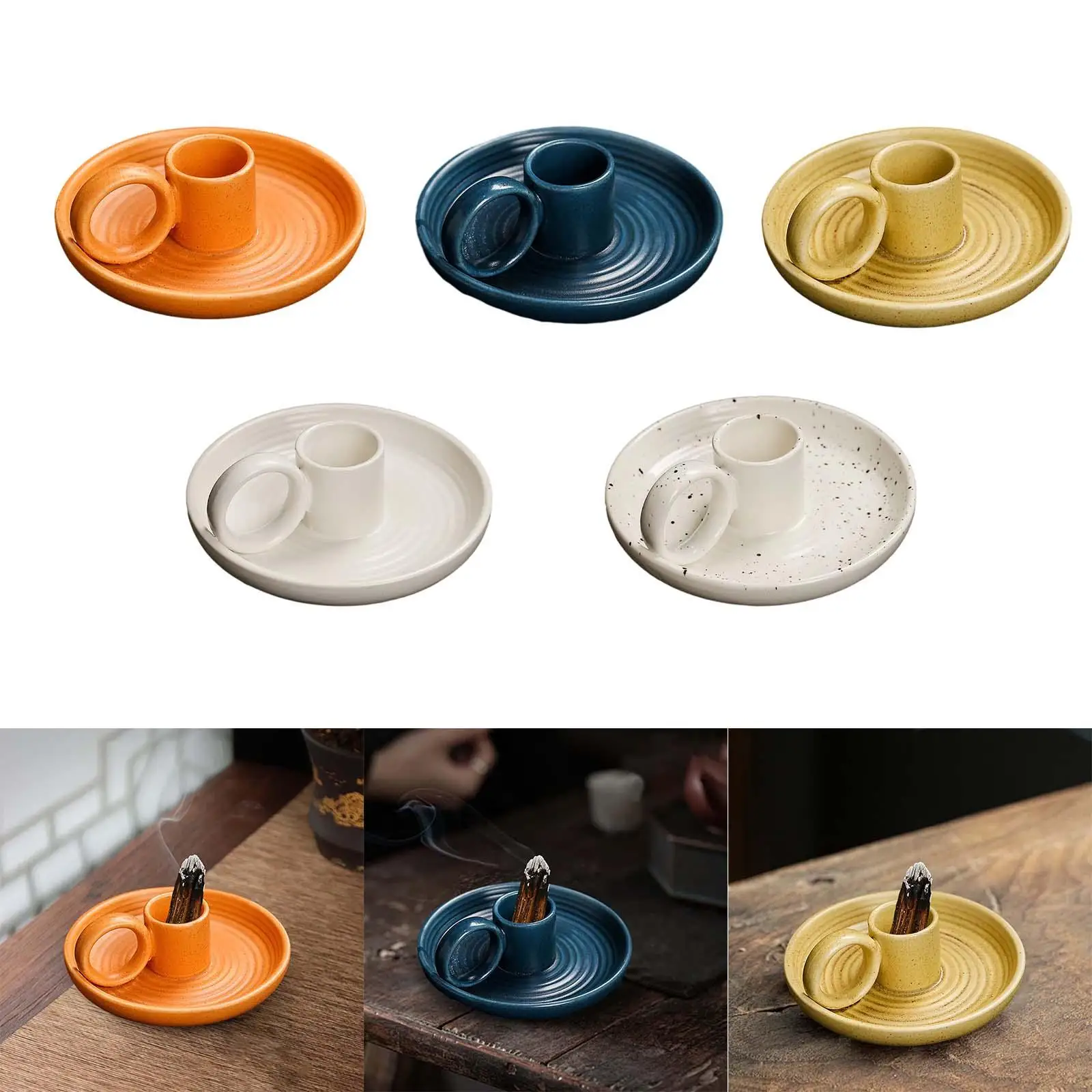Portacandele Decorativo Portacandele Sage Bowl Per Desktop Office Bedroom