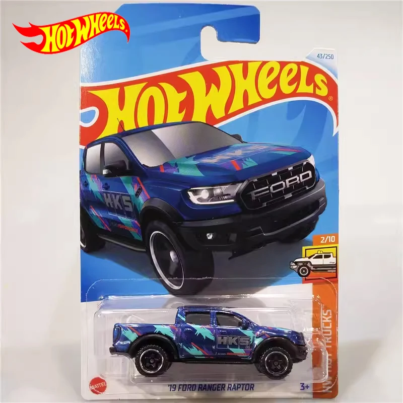 2024G Original Hot Wheels Car 19 Ford Ranger Raptor Toys For Boys 1/64 Diecast Alloy Model Vehicle Trucks Juguetes Regalo Di Compleanno