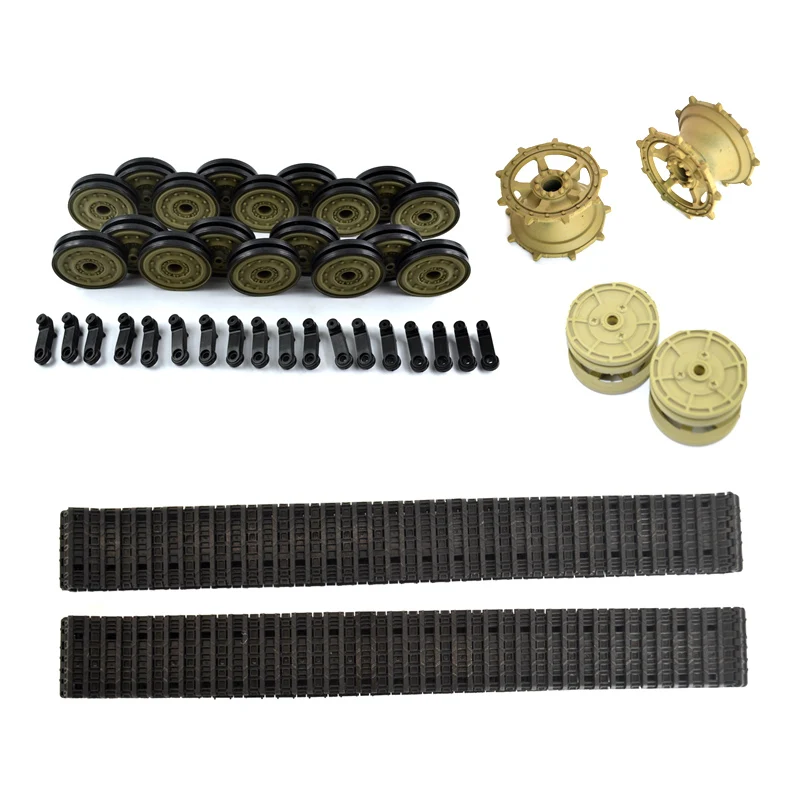 Pezzi Di Ricambio 1/16 Rc Heng Long German King Tiger Tank 3888A Rc Tank Piste Di Plastica Ruote Da Strada Thzh0816-Smt4