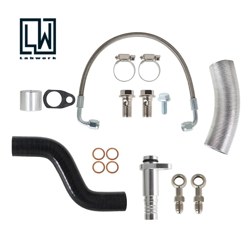 K03 Turbo Oil Feed & Return Line Kit Per Mini Cooper S R55 R56 R57 R58 R59