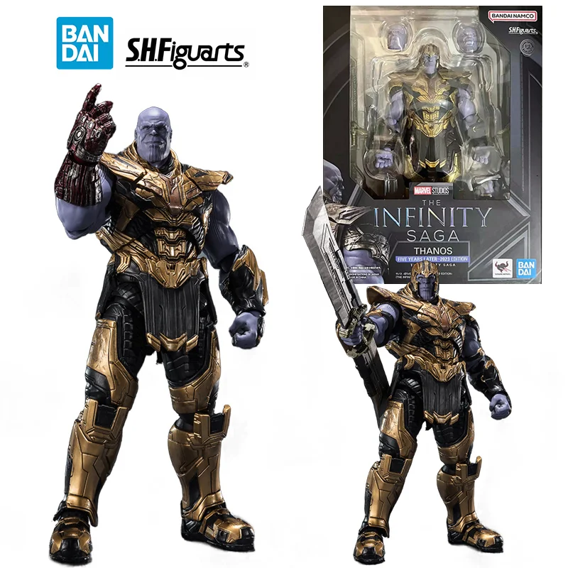 Bandai S.H. Figuards Thanos 2023 Edition Marvel The Infinity Saga 16Cm Original Action Figure Model Toy Collezione Regalo Di Compleanno