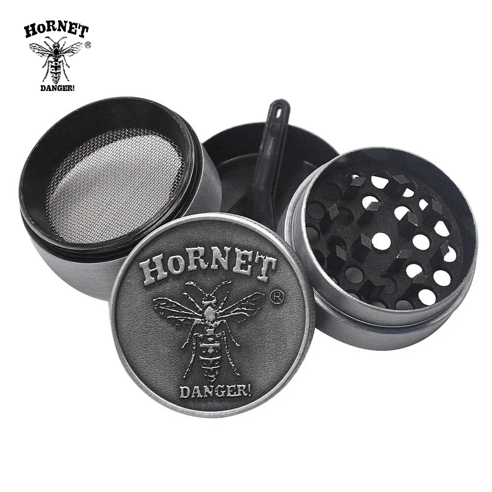 Hornet In Lega Di Zinco 40Mm Mini Metal Spice Grinders Crusher Herb Fumar Accessori Per Fumatori