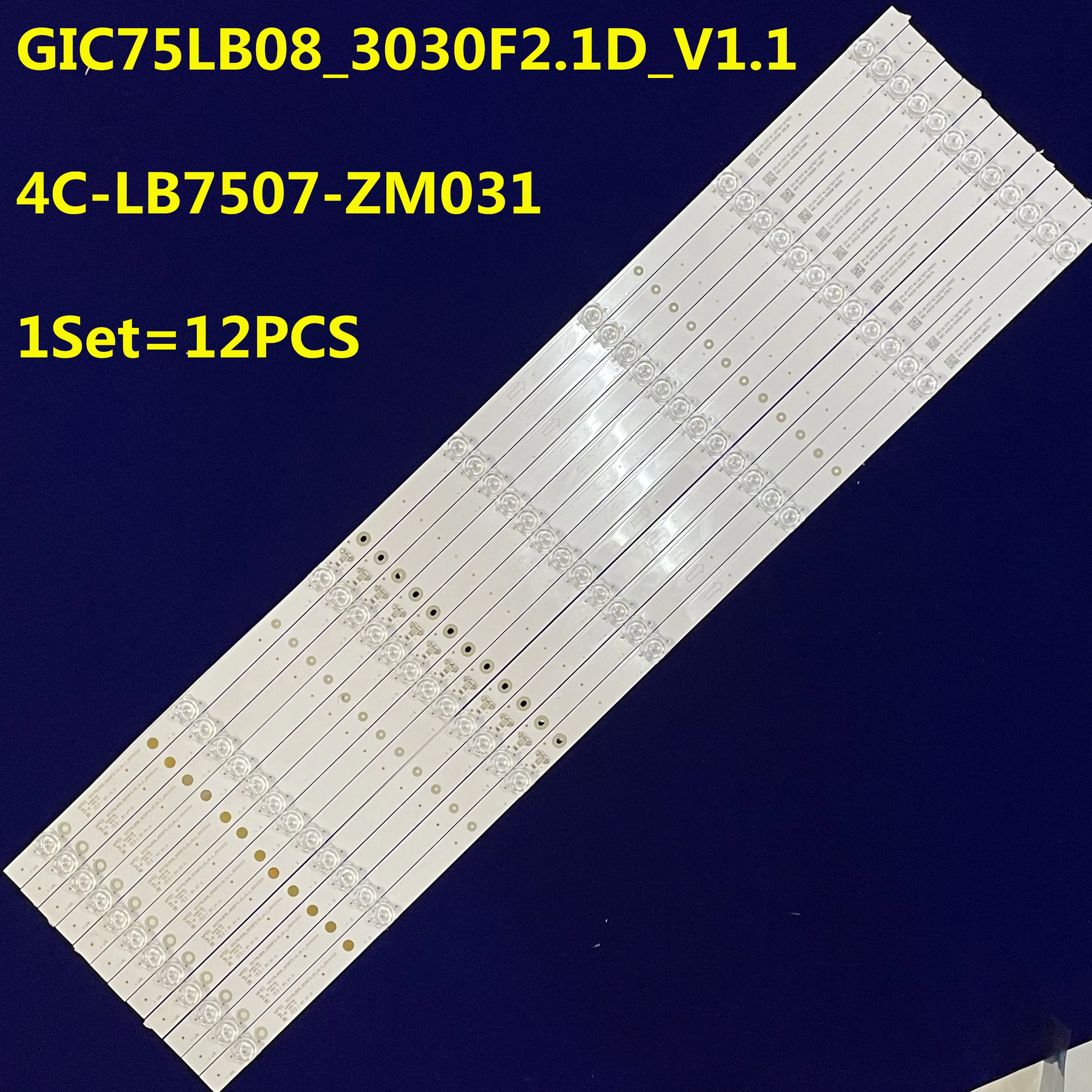 100% Nuove Strisce Di Retroilluminazione A Led 7 Lampade Per 75 Tv 75 S421Ca 75 S423Ca 75 S425Ca 75 Ep660 75 Ep660X1 75 Ep660X2 75 U6800C Muslimate