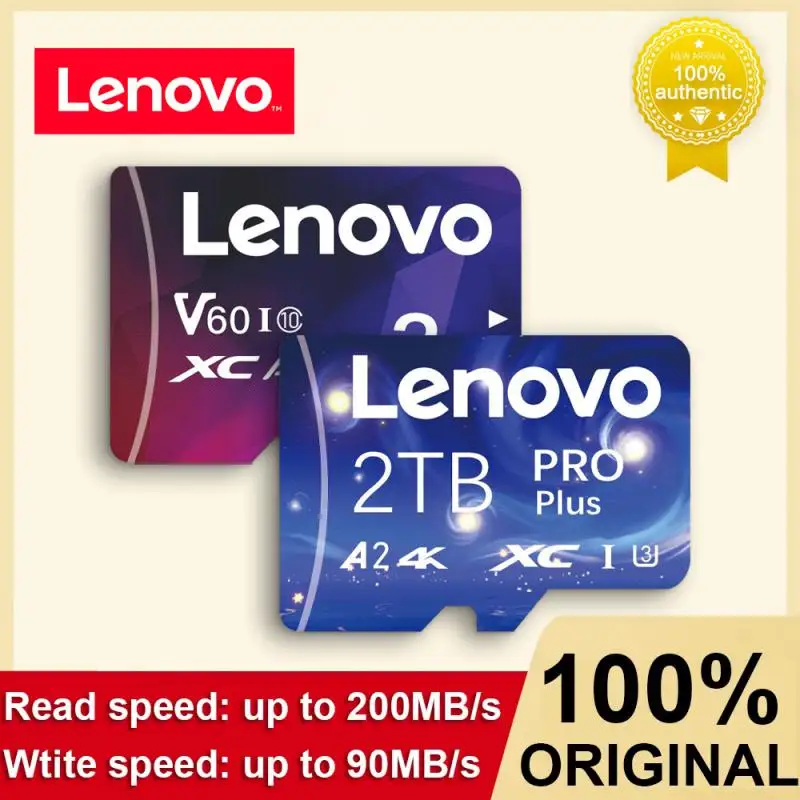 Lenovo Original Newest Micro Memory Card C10 U3 4K Hd Trans 128Gb Sd Flash Card Per Fotocamera Gopro Dji Nintendo Switch Tf Card