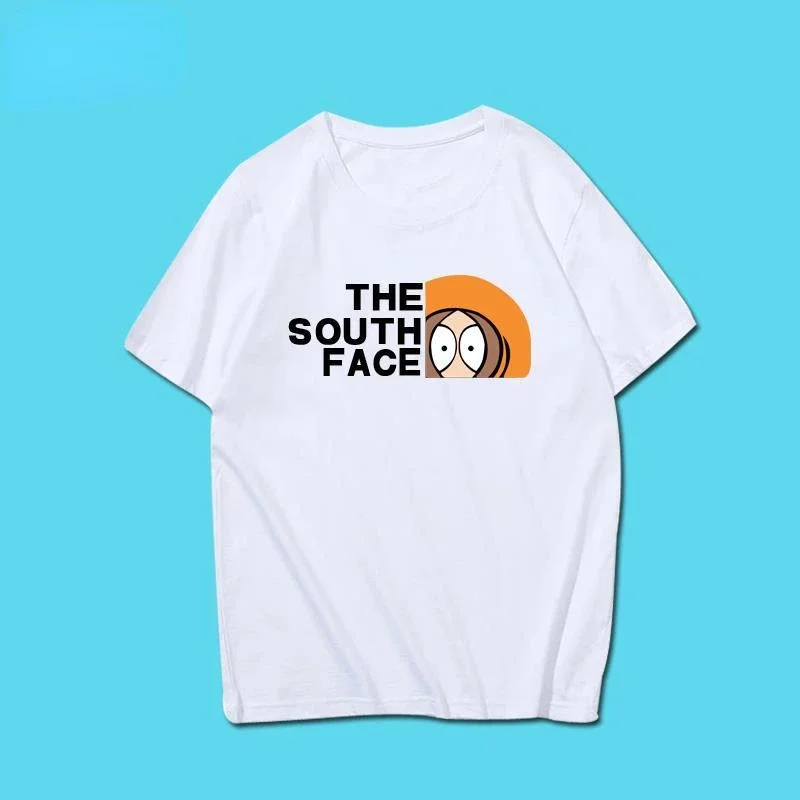 South Parkes Fashion Printing T-Shirt Uomo Adulto Estate Oversize Girocollo Manica Corta Trendy