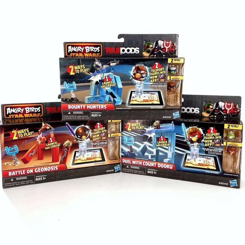 Pocket Desktop Game Angry Brid Star Wars Telepods Mini Doll Model Anime Figure Desktop Building Blocks Per Costruire Un Gioco Catapulta
