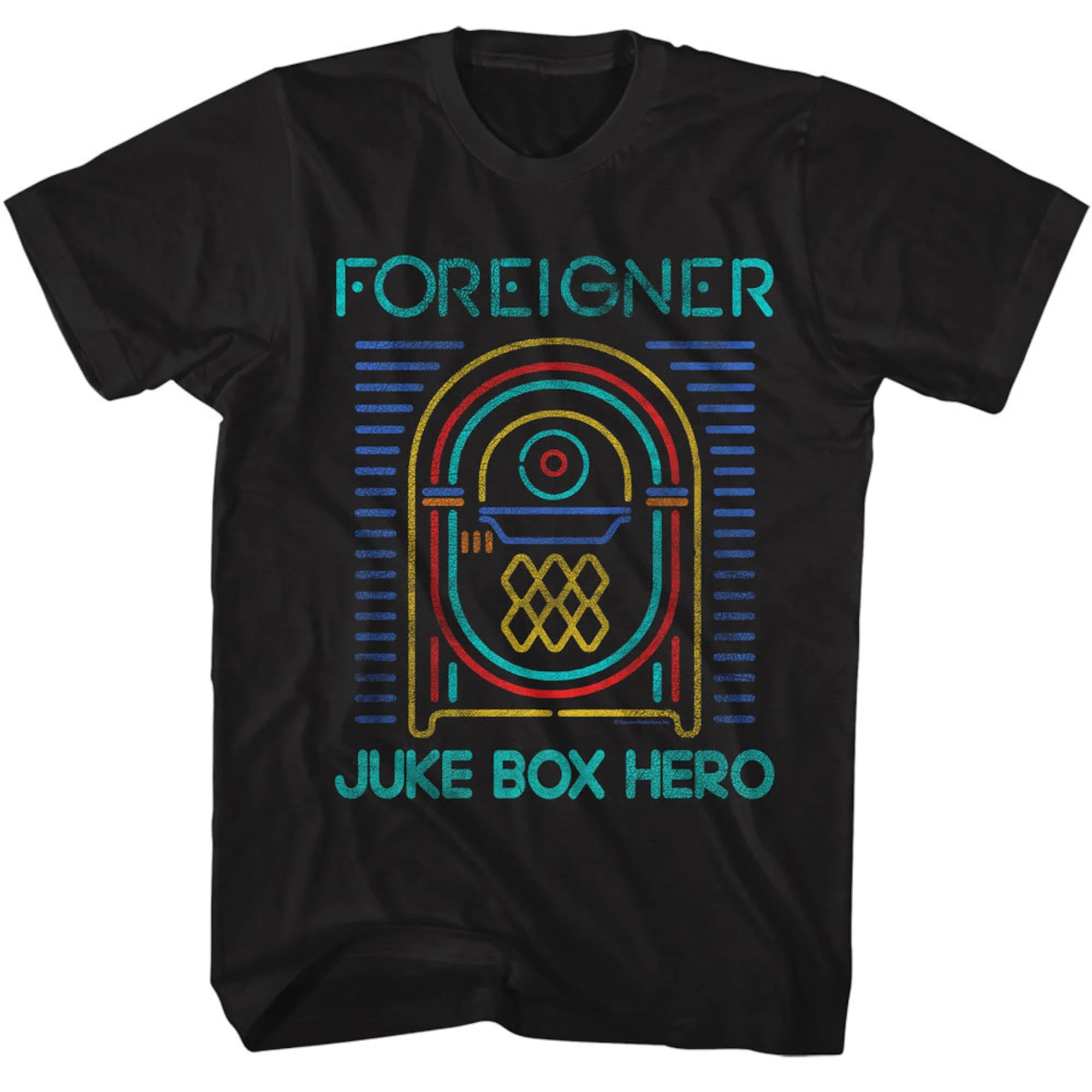 Camicia Di Musica Rock Hero Juke Box Straniera