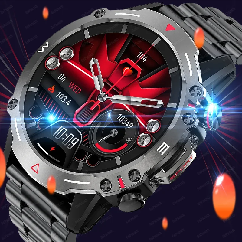 2024 Nuovo Smart Watch Bluetooth Call Three Defense Custom Dial Heart Rate Blood Pressure Dynamic Smart Watch
