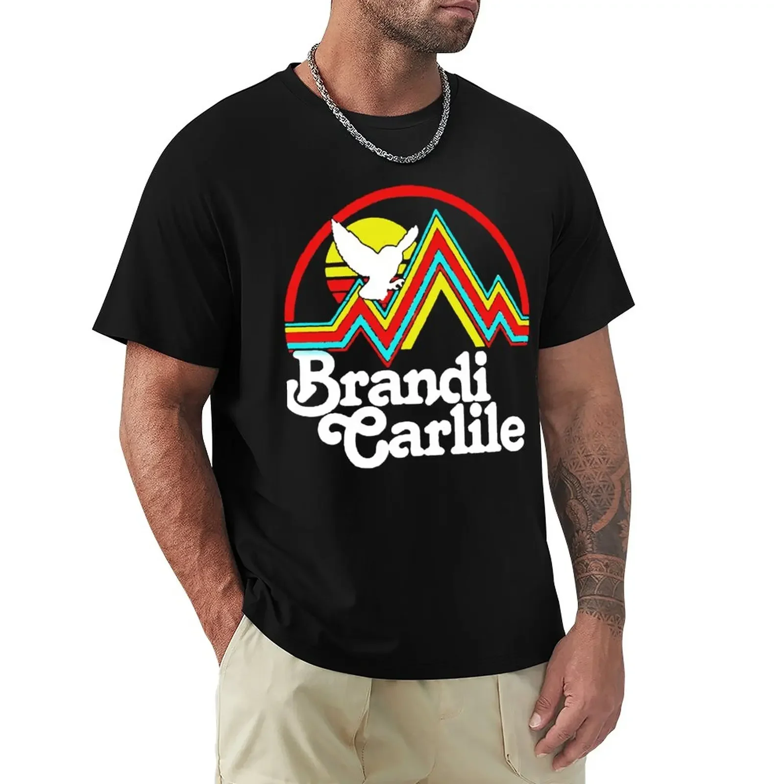 Marchi Carlile Best Music Essential Classic T-Shirt Oversize Abbigliamento Estetico Abbigliamento Anime T-Shirt Nere Per Uomo