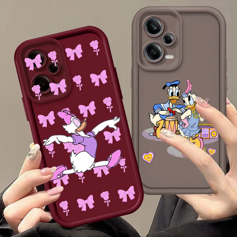 Disney Donald Duck Bow Eye Ladder Per Oppo Find X5 X3 A58 A57 A55 A53 A54 A92 A74 A78 A98 A16 A94 A76 A72 5G Tpu Phone Case