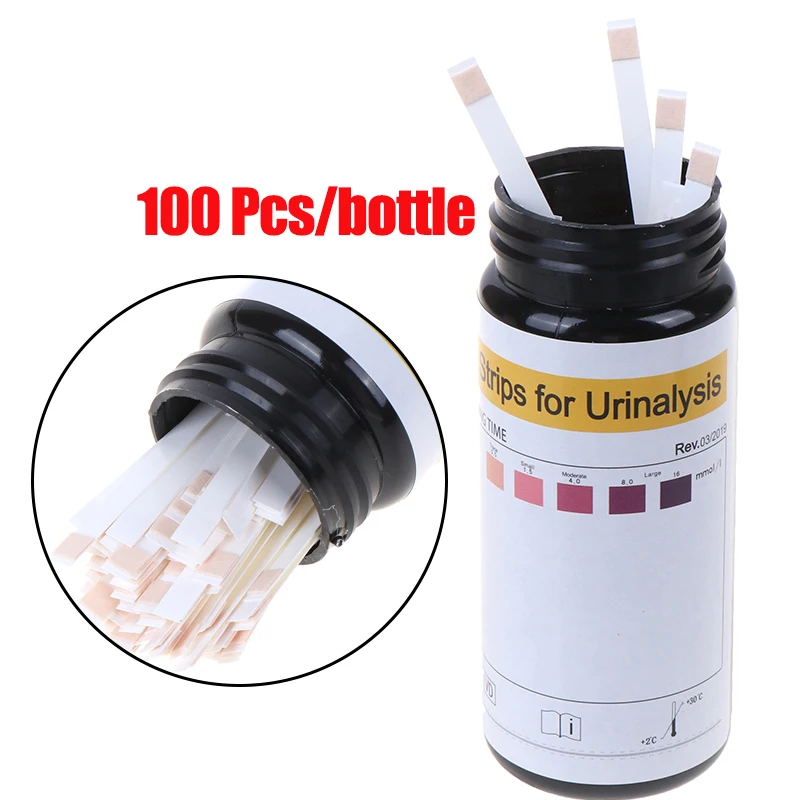 Strisce Di Chetoni Da 100 Pezzi Keto Tes Per Il Test Delle Urine Di Chetoni. Strisce Reattive Per Chetosi Per Dieta Keto, Paleo, Chetogenico, Atkins, 