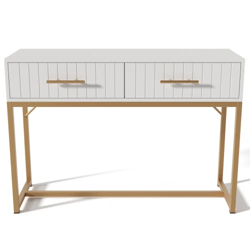 Schminktisch Mit 2 Schubladen Hoshe, Kommode Schlafzimmer Highboard Weiss Schubladenkommode Kommode Fur Schlafzimmer,W