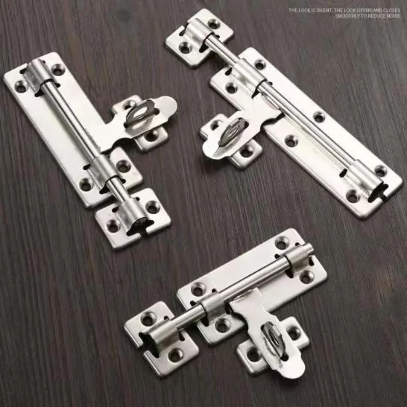 4/6/8 Pollici In Acciaio Inox Hardware Scorrevole Bullone Serratura Cancello Per Cancelli Recinzioni Garage Capannone Porte Cancello Porta Di Sicurezz