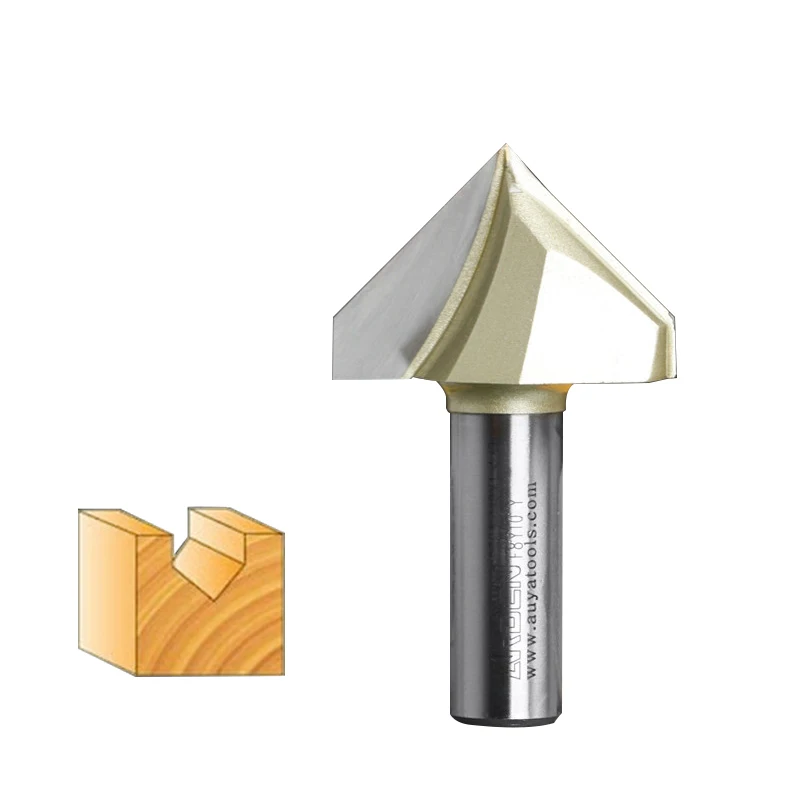 Fresas Para Router Straight V Type Slotting Cutter Arden Router Bit - 1/4*5/16 - 1/4 "Shank-Arden A0304034