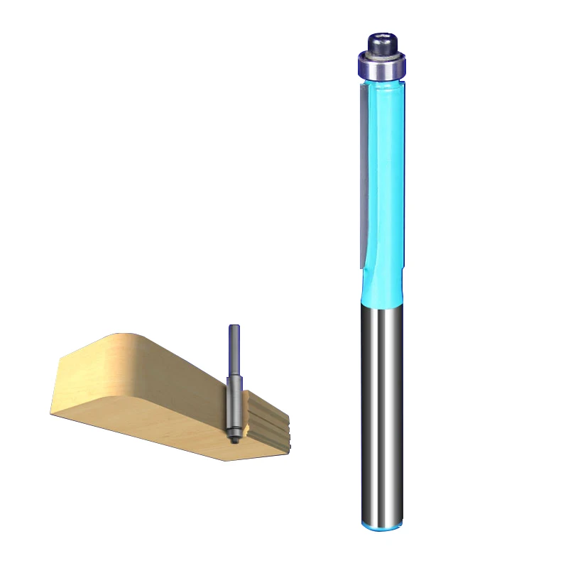 1 Pz 1/4*9/32 Straght Flush Trim Cutter Frazier Frazier Fresa Coltello Strumento Per Legno Fresa Router Bit Per Legno Fresa 9276