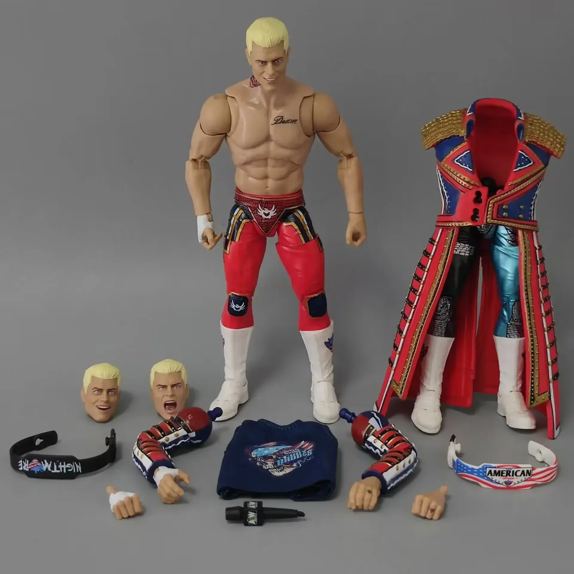 6 Pollici Wwe Aew Original All Elite Wrestling Aew Cody Rhodes Action Figure Unrivaled Cody Rhodes Figure Con Accessori Regalo Giocattolo