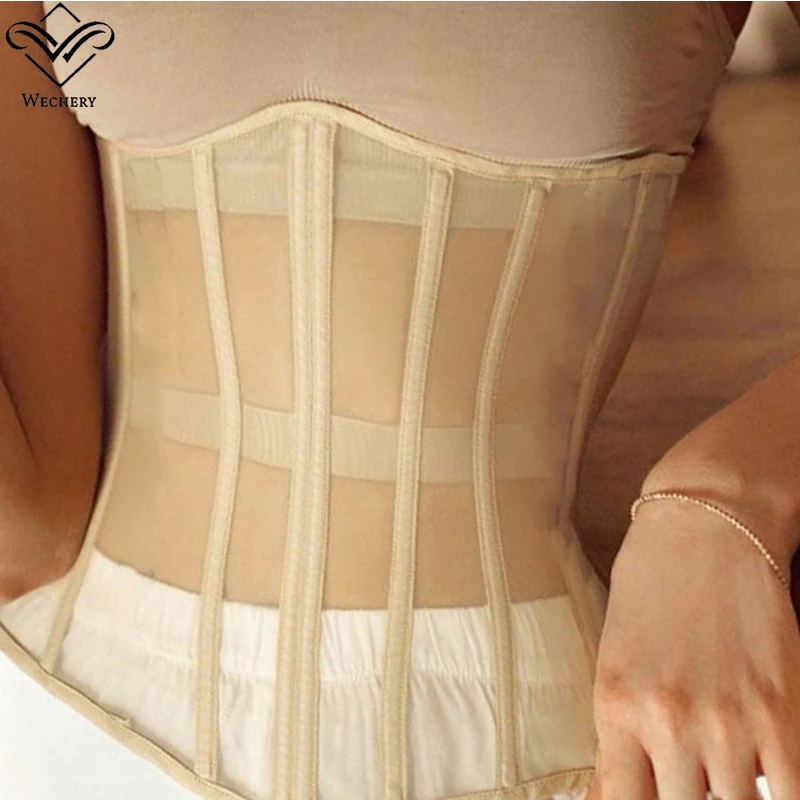 Cinturino Modellante Cintura Dimagrante Sexy Corsetto Cavo Top Bustier Corsetto Bianco Nero Sottoseno Cintura Guaine Gaine 28-30Cm