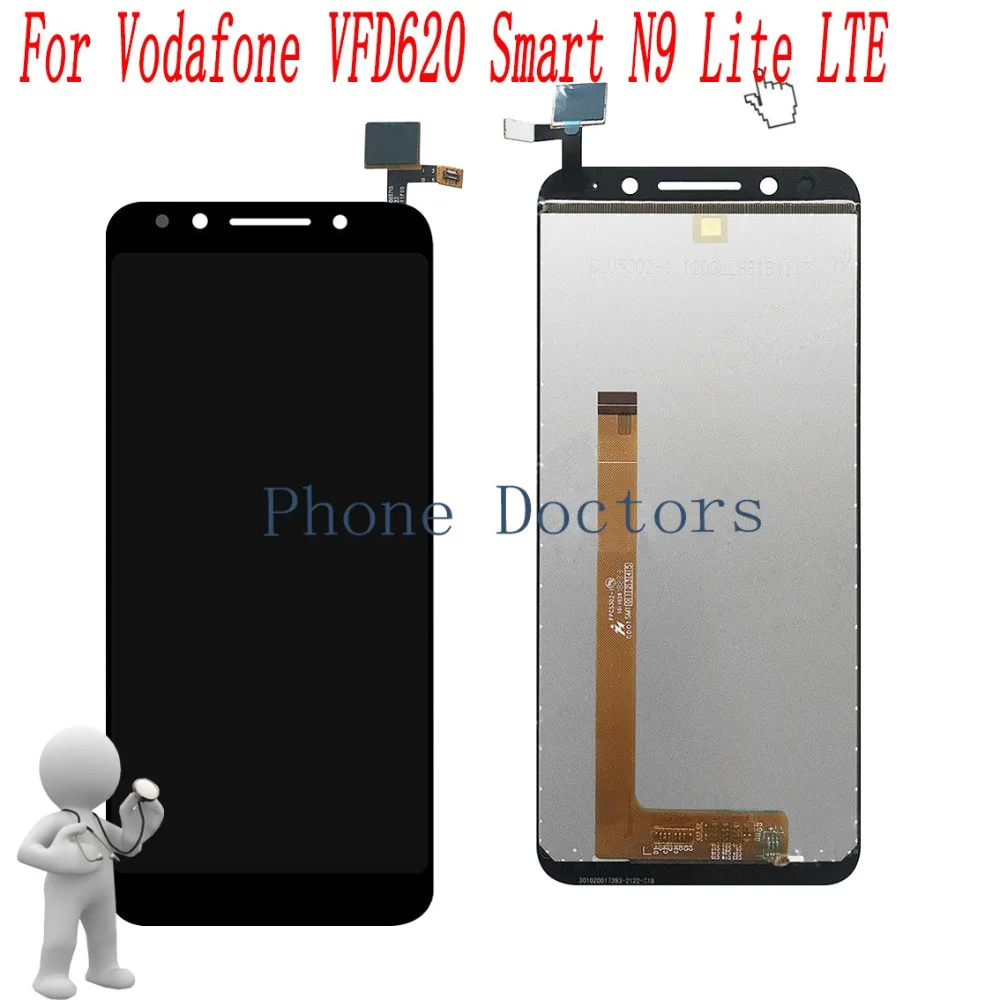 Display Lcd Completo Da 5.3 "+ Gruppo Digitalizzatore Touch Screen Per Vodafone Vfd620 Smart N9 Lite Lte Vfd-610