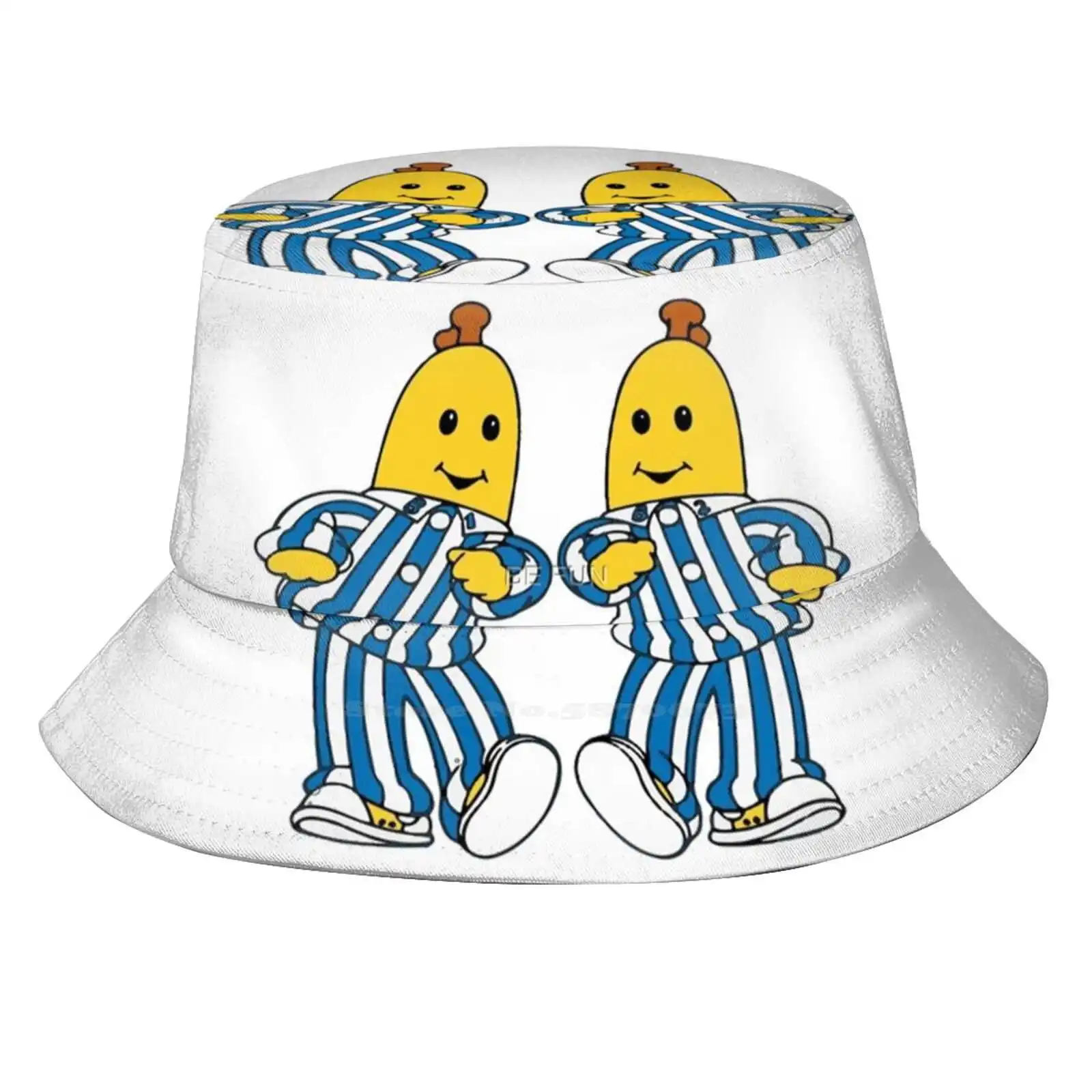 Banane In Pigiama Best Friend Pattern Design Stampato Cappelli Da Viaggio A Secchiello Banane In Pigiama Best Friend Banane In Pigiama