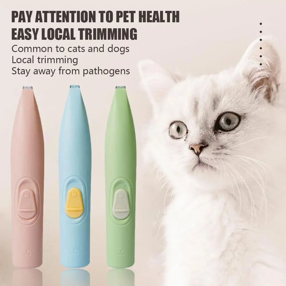 1Pc Cat Foot Shaver Special Dog Hair Shaver Fader Pet Electric Pedicure Mute Artefatto Forbici Spingendo Electric Cat Claw V2P4