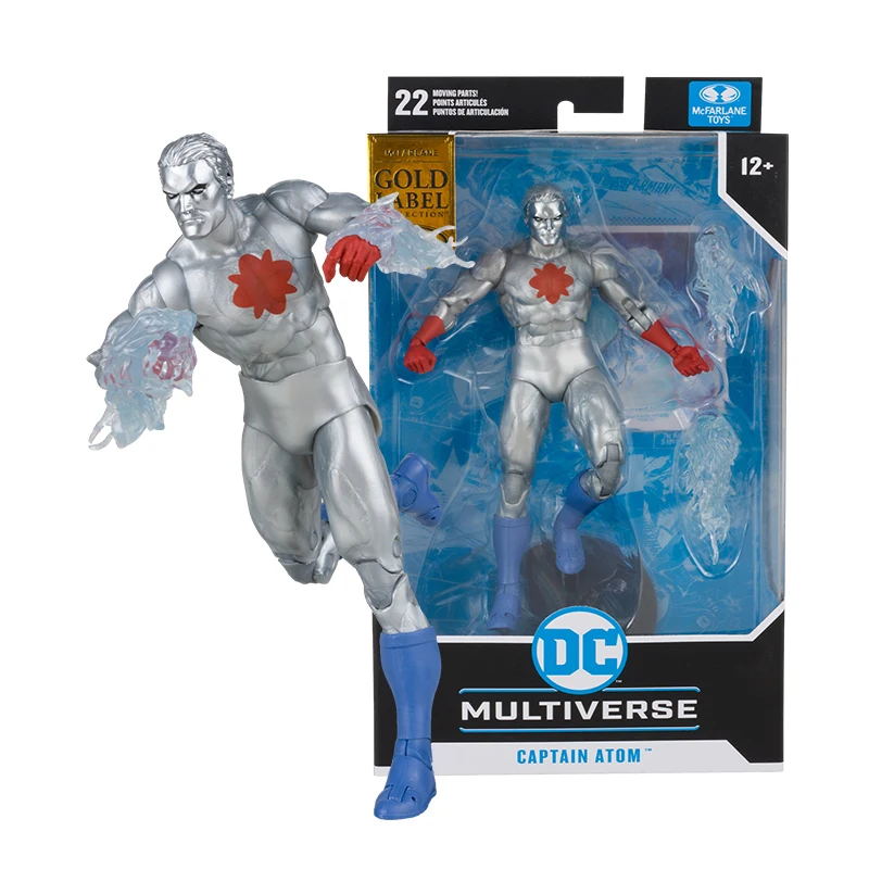 Mcfarlane Toys Captain Atom (New 52) Gold Label Dcmultitrasual Universe 7 Pollici Figura Mobile Collezione Manuale Giocattoli Per Ragazzi Bambini