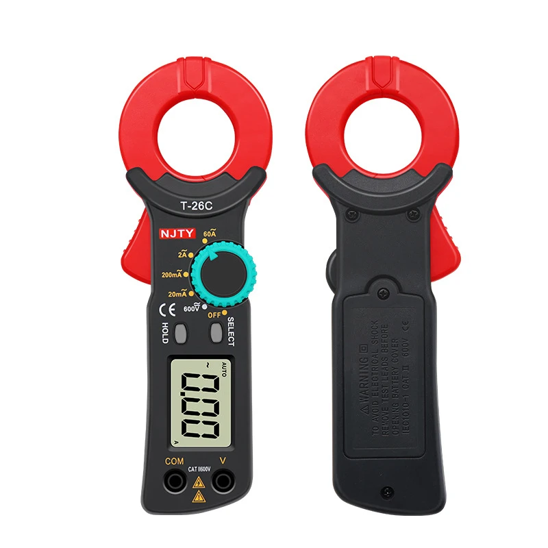 T-26C Micro Current Clamp Meter Ac Leakage Current Test Circuit Detection Tool Ac/Dc Test Di Tensione Ritenzione Dei Dati Auto On Off
