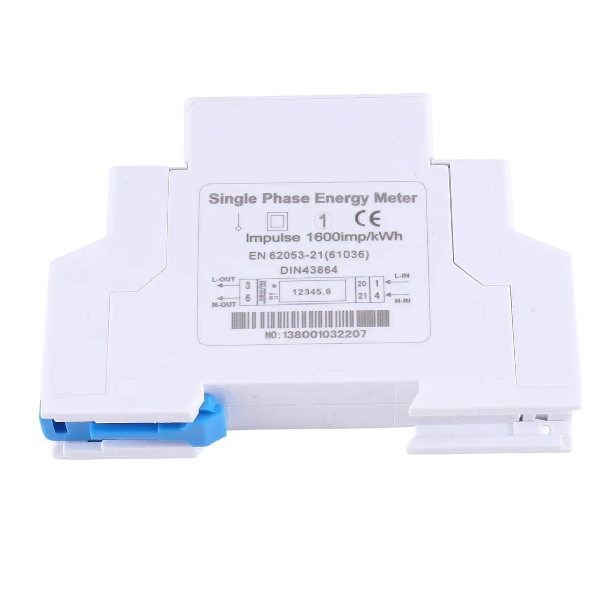 1Pc Kwh Energy Meter 5(32)A 20A Lcd Consumo Energetico Digitale Watt Meter Ac220V Watt Ora Misuratore Di Energia Su Guida Din