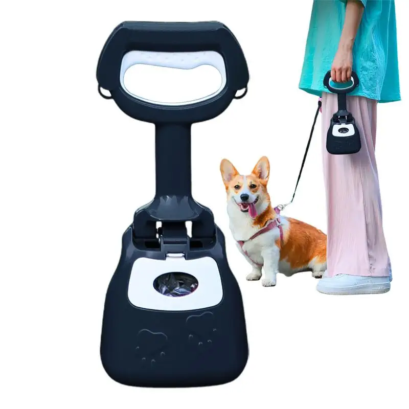 Pet Waste Removal Scoop Pet Dog Waste Pooper Scooper Tool Easy Pick-Up Igienico Dog Walking Accessori Per Yard Grass Grave