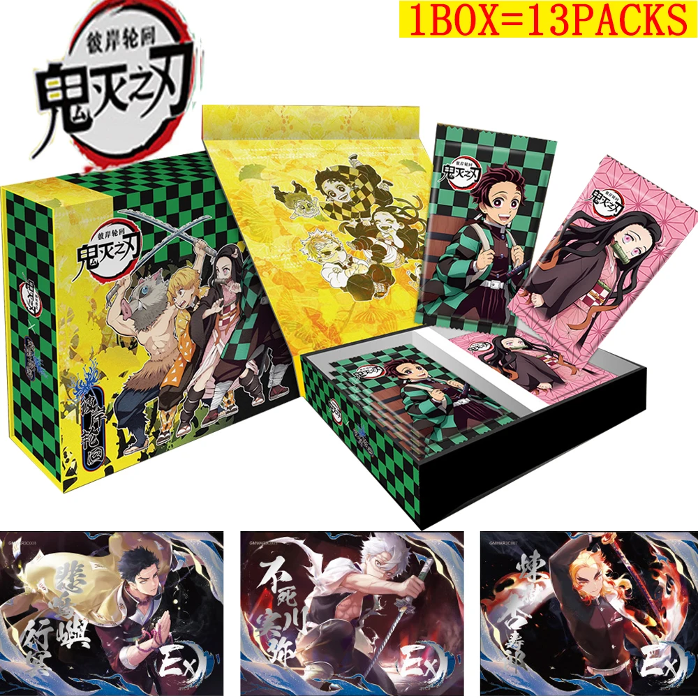 Demon Slayer Luxury Edition Collection Cards Anime Faramita Recovery Chapter Characters Kamado-Nezuko Family Edition Toys