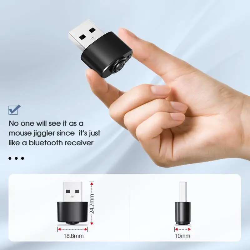 Mouse Jiggler Mouse Shaker Device Porta Usb Keep Compute/ Pc/ Laptop Awake Jiggler Automatico Non Rilevabile Del Mouse Del Computer