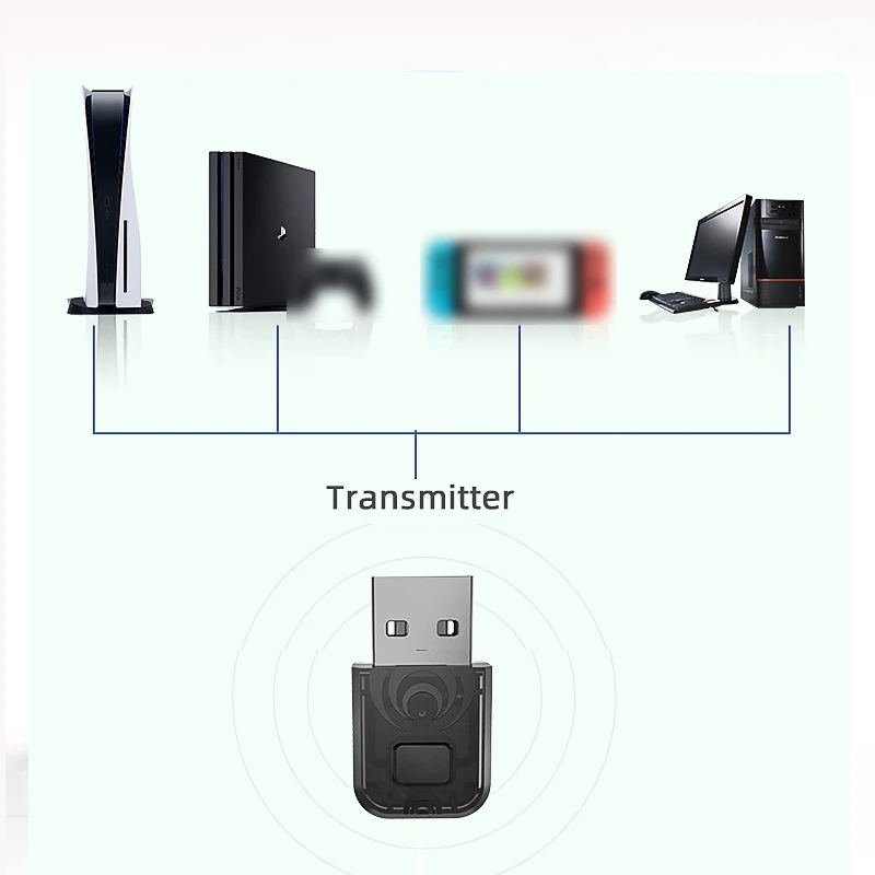 Adattatore Usb Convertitore Ricevitore Bluetooth Wireless Per Switch Ps4/Ps5 Controller Gamepad Dongle Bluetooth