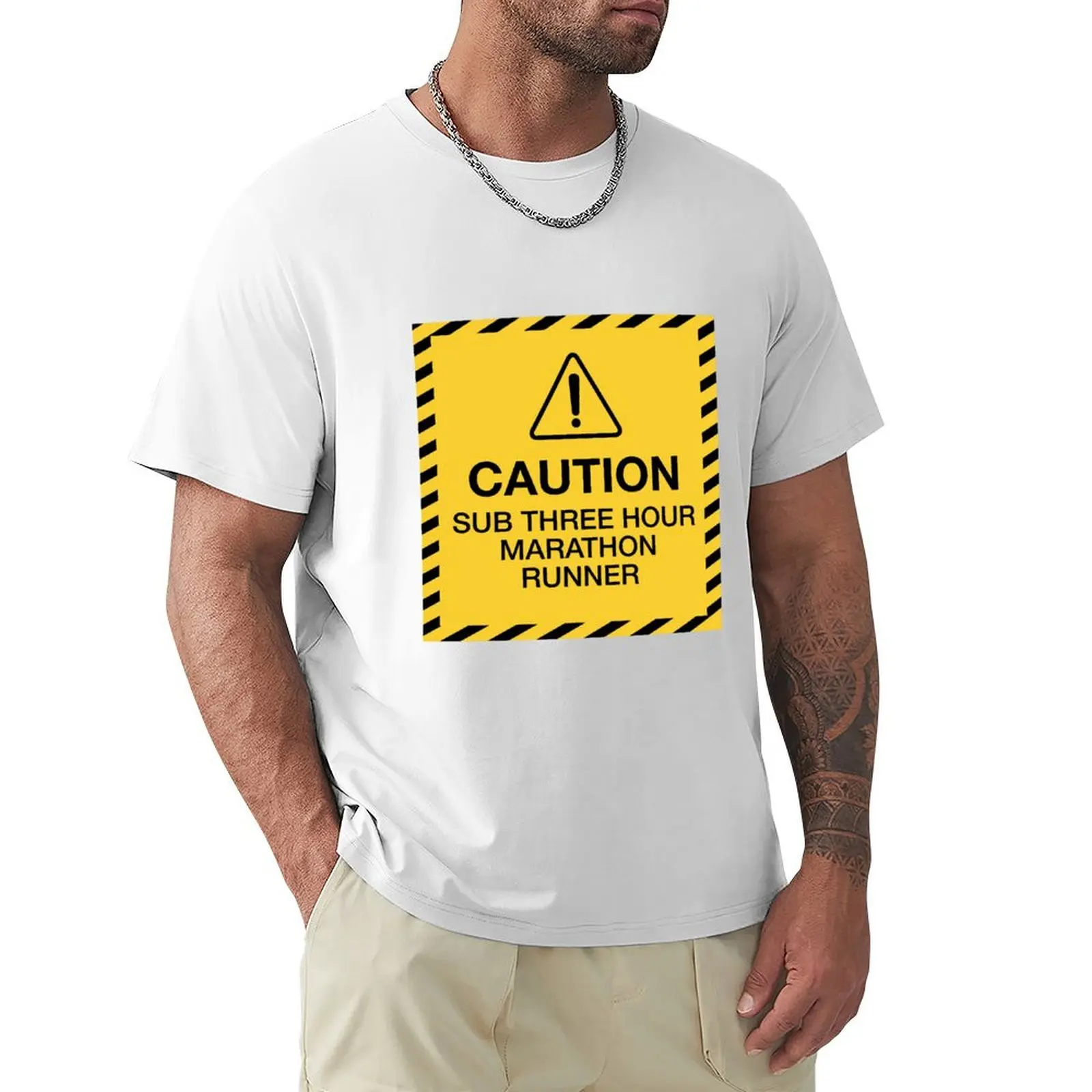 Sub 3 Marathon Runner T-Shirt Ragazzi Animal Print Plus Size Top Magliette Divertenti Da Uomo