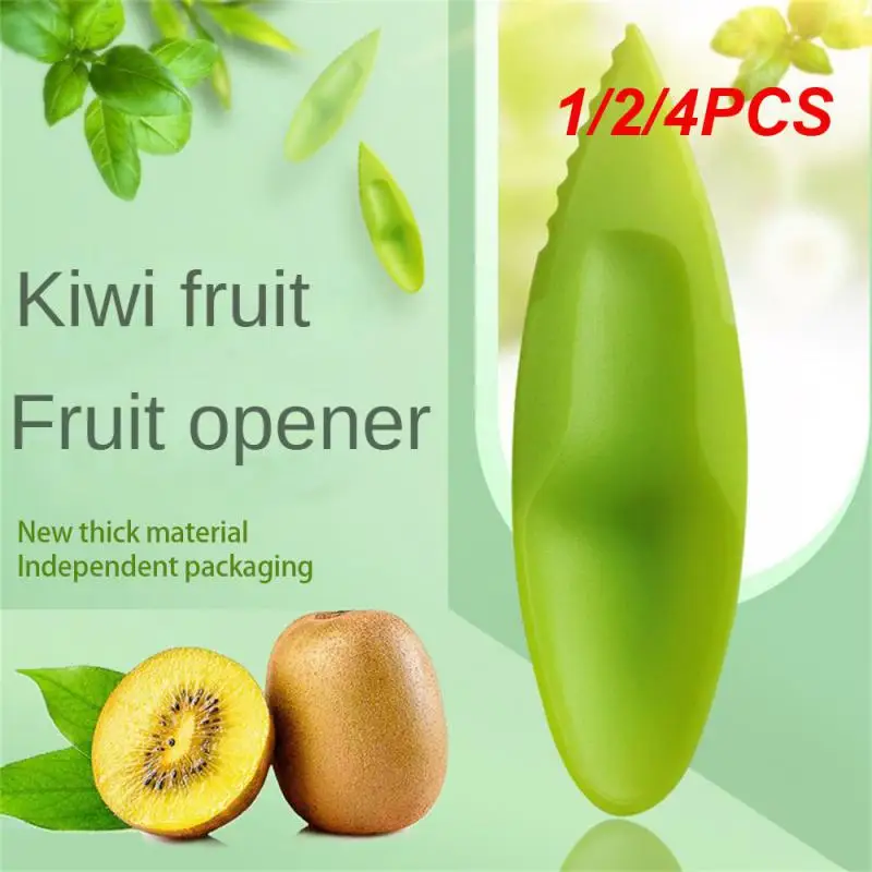 1/2/4 Pz Set Plastica Kiwi Cucchiaio 11.5*3Cm 2 In 1 Kiwi Dig Cucchiaio Scoop Candy Color Frutta Coltello Affettatrice Pelapatate Cutter