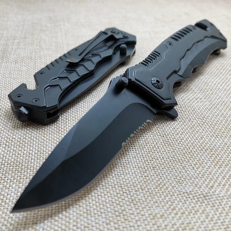 Coltello Da Tasca Da 8.22 ''Coltello Pieghevole Tattico Di Sopravvivenza Ad Alta Durezza Coltelli Da Caccia Militari Da Campeggio All'Aperto Strumento