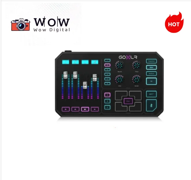 Tc Helicon Go Xlr Scheda Audio Per Computer Mixer Professionale Con Mixer A 4 Canali Per Miscelazione Audio Usb Super Veloce