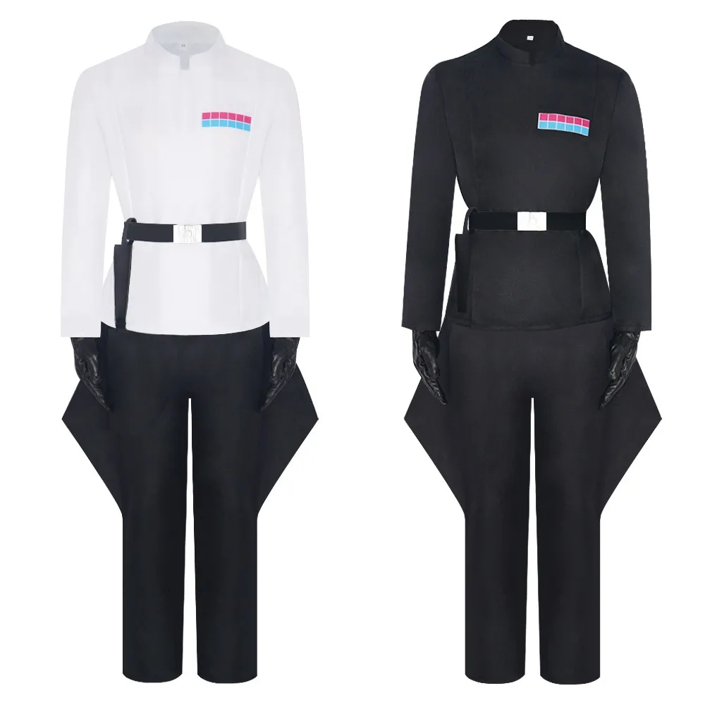 Movie Guerre Stellari Imperial Officer Cosplay Costume Top Pantaloni Mantello Accessori Set Completo Ufficiale Gioco Di Ruolo Uniforme Halloween