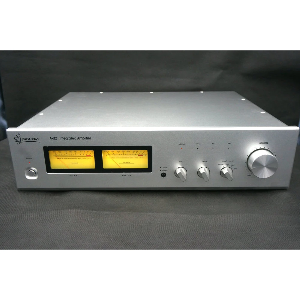 Amplificatore Phono Amplificatore Integrato Leaf Audio A-02 210W Due Vu Meters Si Riferisce Al Circuito Fm300A