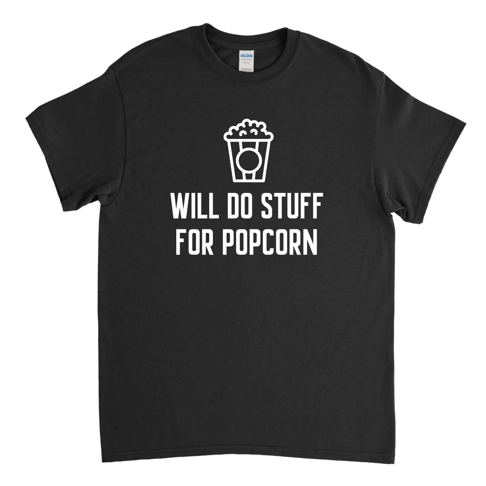 Will Fare Roba Per Popcorn, Camicia Di Popcorn, Regalo Di Popcorn, Amante Dei Popcorn,Popcorn Divertenti, Mangiatore Di Popcorn