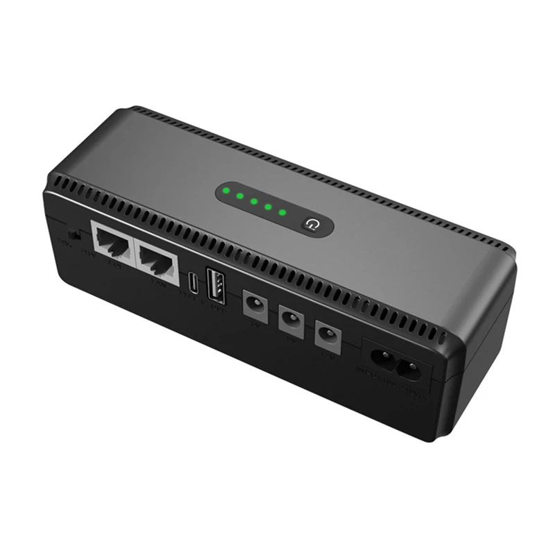 Mini Ups Gruppo Di Continuità Dc Backup Power Router Modem Ottico Adattatore Integrato Poe 5V 9V 12V Us Plug