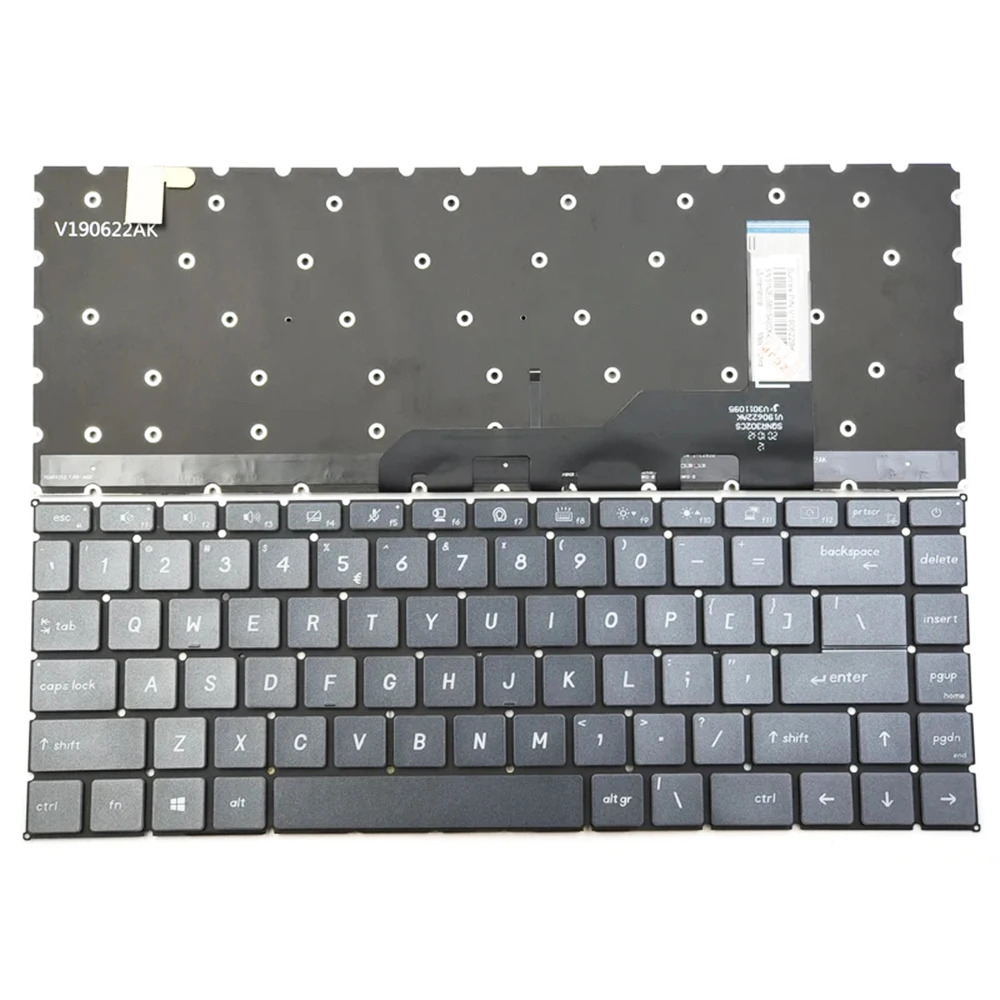 Tastiera Per Msi Modern 15 A10M A10Ras A10Rbs Ms-1551 Prestige 14 A10Sc A10Rb A10Ras Ms-14C1 Ms-14C2 Con Layout Usa Retroilluminato