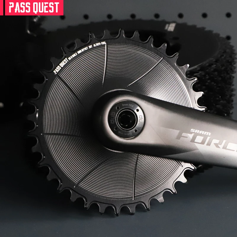 Aero Per Axs 12 Speed Chain Road Bike Chainring 3Mm Offset 8 Nail Bicycle Chainwheel Per Sram Etap Axs Force Red Crankset