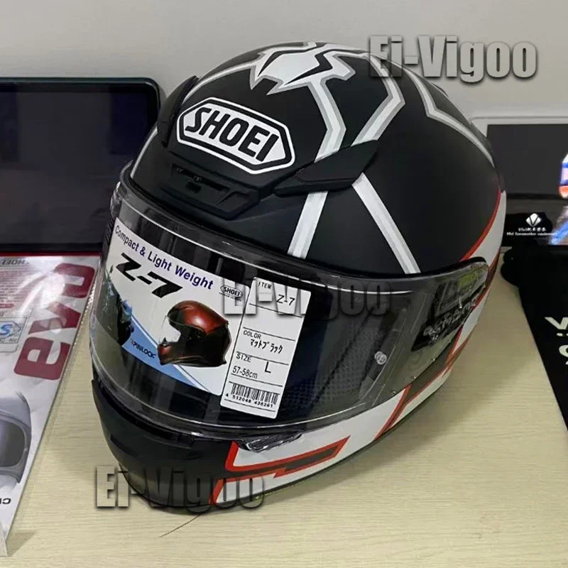 Casco Moto Integrale Shoei Z7 Black Ant Helmet Riding Motocross Racing Casco Moto Da Corsa