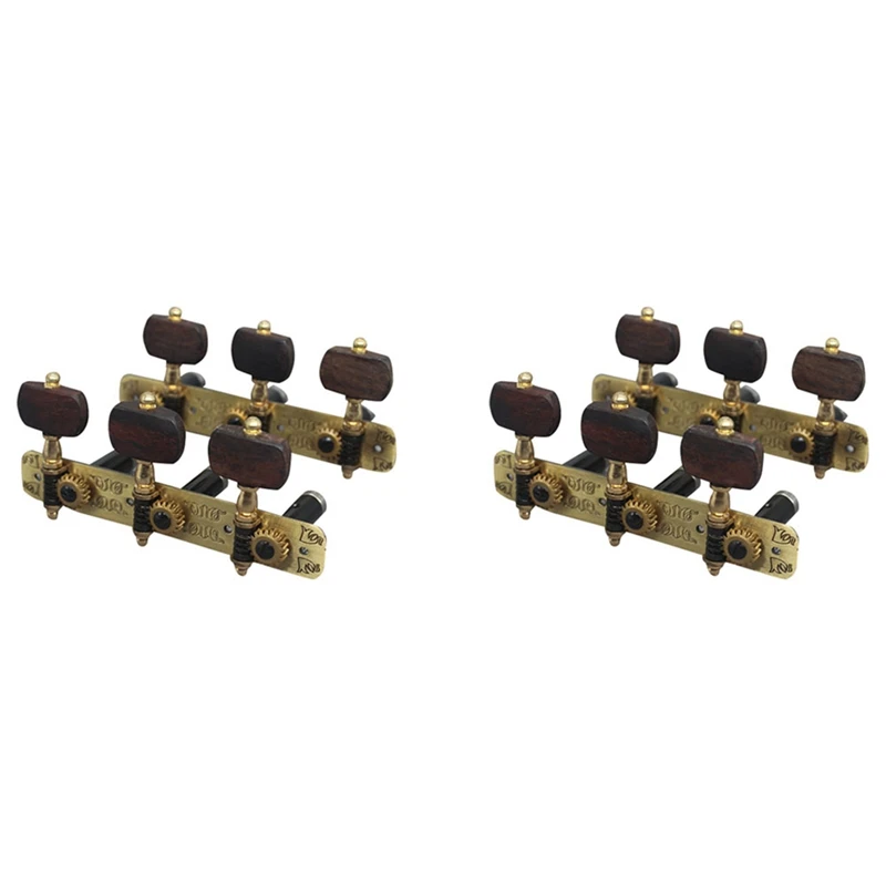 4 Pezzi Accordatori Per Chitarra Classica Tuning Key Pioli Teste Di Macchina Per Chitarre Classiche Folk Acustiche