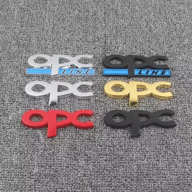 Adesivi Per Auto In Metallo Emblema Auto Trunk Badge Decalcomanie Per Opel Astra J Opc Corsa E Opc Insignia Opc-Line Emblem Stickers Accessori