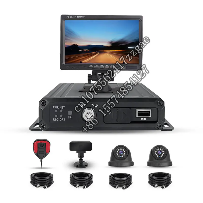 4Ch 4G Wifi Car Dvr 512G Sd Card Auto Electronics Videoregistratore Hd 1080P Veicolo Blackbox Dvr Car Black Box Mobile Dvr