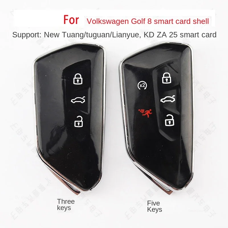 Guscio Chiave A Distanza Di Alta Qualità Per Il Nuovo Vw Golf 8 Smart Key Kd Hz25 Za25 Chiave Sub-Remota Solo Shell