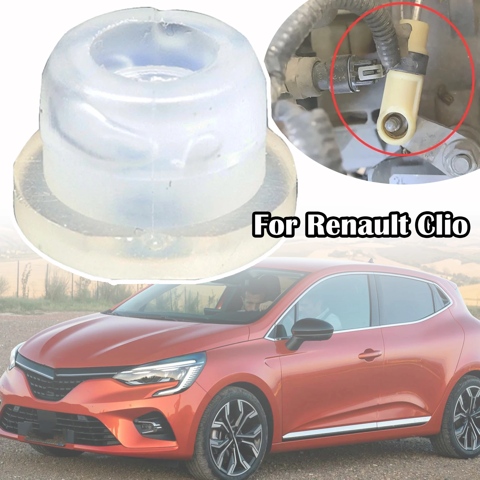 Per Renault Clio 2005 1.4 Scenic T-Bar Bush Repair Kit Cambio Automatico Cambio Cavo Linkage End Parti Di Ricambio